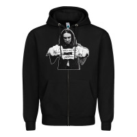 Black it should have been lars Zipper Hoodie - linhVisuals