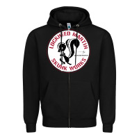 Black skunks works adp roundel patch Zipper Hoodie - linhVisuals