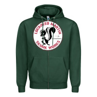 Sports Green skunks works adp roundel patch Zipper Hoodie - linhVisuals