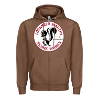 Chestnut skunks works adp roundel patch Zipper Hoodie - linhVisuals