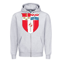 Heather Grey Rensselaer Polytechnic Institute Zipper Hoodie - linhVisuals