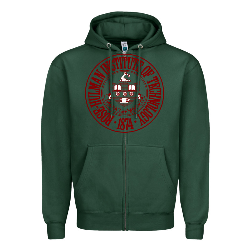 Rose-hulman Institute Of Technology Zipper Hoodie by linhVisuals | Teevron