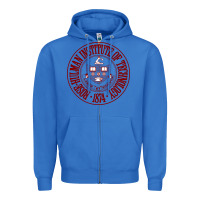 True Royal Rose-Hulman Institute of Technology Zipper Hoodie - linhVisuals