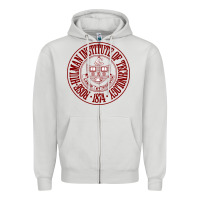 Dove Grey Rose-Hulman Institute of Technology Zipper Hoodie - linhVisuals
