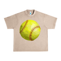 French Oak softball Urban Heavy Tee - FaDigitalArtStudio