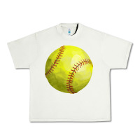 Pistachio softball Urban Heavy Tee - FaDigitalArtStudio