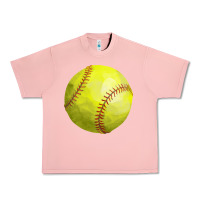 Salmon softball Urban Heavy Tee - FaDigitalArtStudio