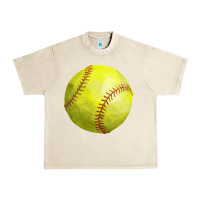 Sandshell softball Urban Heavy Tee - FaDigitalArtStudio