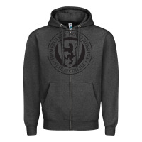 Charcoal Heather St. Olaf College Zipper Hoodie - linhVisuals