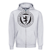 Heather Grey St. Olaf College Zipper Hoodie - linhVisuals