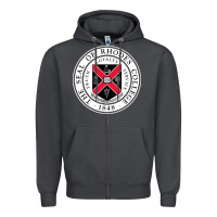 Smoke Rhodes College Zipper Hoodie - linhVisuals