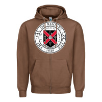 Chestnut Rhodes College Zipper Hoodie - linhVisuals