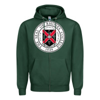Sports Green Rhodes College Zipper Hoodie - linhVisuals