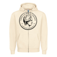 Sandshell Sarah Lawrence College Zipper Hoodie - linhVisuals