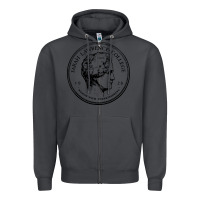 Smoke Sarah Lawrence College Zipper Hoodie - linhVisuals