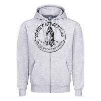 Heather Grey Smith College Zipper Hoodie - linhVisuals