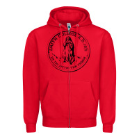 Red Smith College Zipper Hoodie - linhVisuals