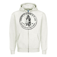 Oatmeal Heather Smith College Zipper Hoodie - linhVisuals