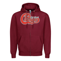 Burgundy Chicago Live In Concert Zipper Hoodie - linhVisuals