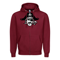 Burgundy piedmont hills high school Zipper Hoodie - linhVisuals