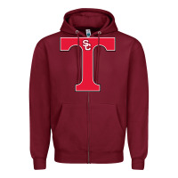 Burgundy san clemente high school Zipper Hoodie - linhVisuals