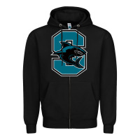 Black santiago high school Zipper Hoodie - linhVisuals