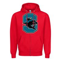 Red santiago high school Zipper Hoodie - linhVisuals
