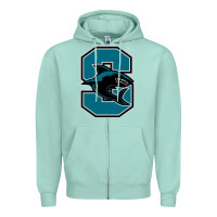 Seafoam santiago high school Zipper Hoodie - linhVisuals
