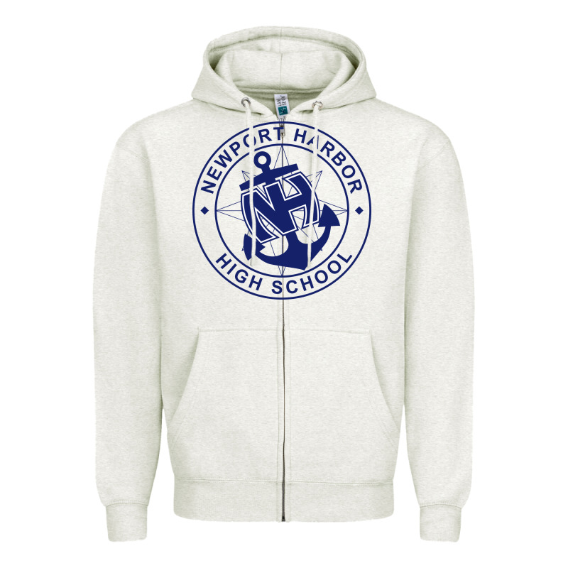Newport Harbor High School Zipper Hoodie by linhVisuals | Teevron