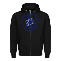 Black newport harbor high school Zipper Hoodie - linhVisuals