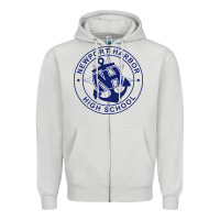 Dove Grey newport harbor high school Zipper Hoodie - linhVisuals