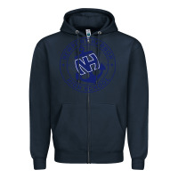 Navy newport harbor high school Zipper Hoodie - linhVisuals