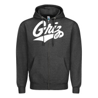Charcoal Heather montana griz basketball Zipper Hoodie - linhVisuals