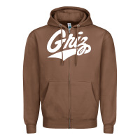 Chestnut montana griz basketball Zipper Hoodie - linhVisuals