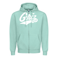 Seafoam montana griz basketball Zipper Hoodie - linhVisuals