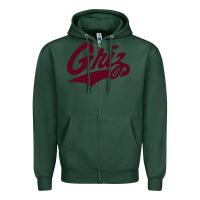Sports Green montana griz basketball Zipper Hoodie - linhVisuals