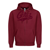Burgundy montana griz basketball Zipper Hoodie - linhVisuals