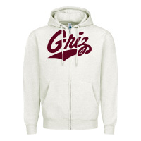 Oatmeal Heather montana griz basketball Zipper Hoodie - linhVisuals