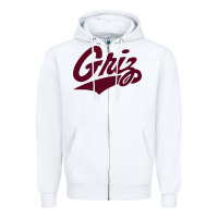 White montana griz basketball Zipper Hoodie - linhVisuals