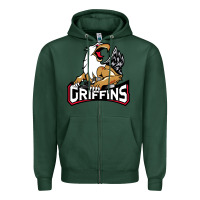 Sports Green #the griffins grand rapids Zipper Hoodie - linhVisuals