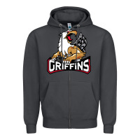 Smoke #the griffins grand rapids Zipper Hoodie - linhVisuals