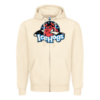 Sandshell #the icehogs rockford Zipper Hoodie - linhVisuals
