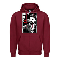 Burgundy the boys butcher don't be a Zipper Hoodie - linhVisuals