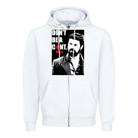 White the boys butcher don't be a Zipper Hoodie - linhVisuals