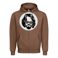 Chestnut big lebowski Zipper Hoodie - linhVisuals