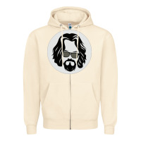 Sandshell big lebowski Zipper Hoodie - linhVisuals