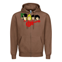 Chestnut the monkees Zipper Hoodie - linhVisuals