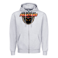 Heather Grey #the phantoms lehigh valley Zipper Hoodie - linhVisuals