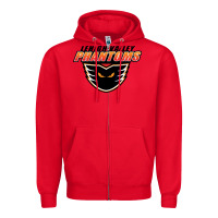 Red #the phantoms lehigh valley Zipper Hoodie - linhVisuals