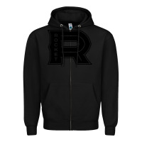 Black the rocket laval Zipper Hoodie - linhVisuals